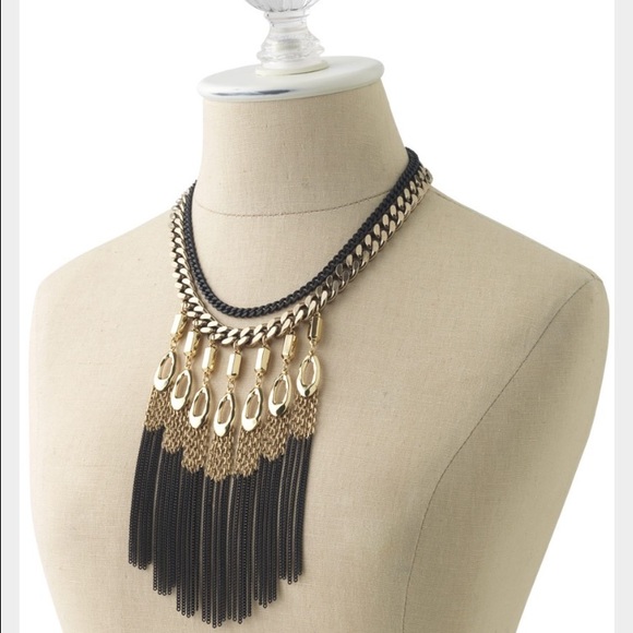 Stella & Dot Lilith Fringe Necklace - Picture 2 of 2