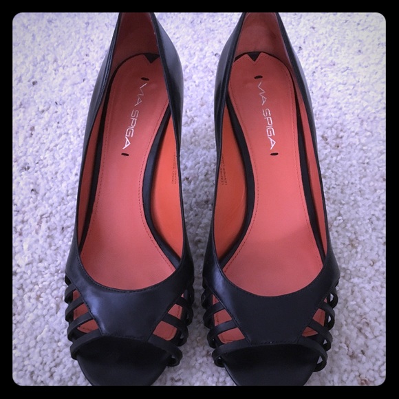 Via Spiga black heels