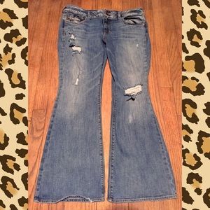 💥 Like New! AE Distressed 14/Short Artist Jeans!
