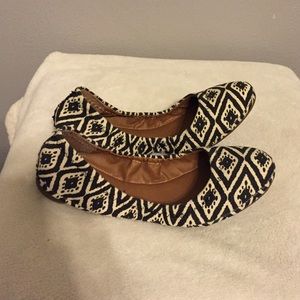 Aztec ballet flats
