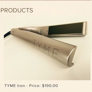 strightener and curling hair TYME autentic