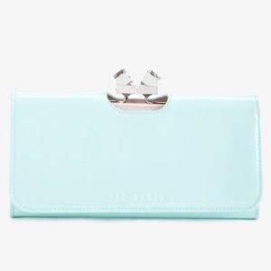 Ted Baker Crystal Frame Leather Matinee Wallet