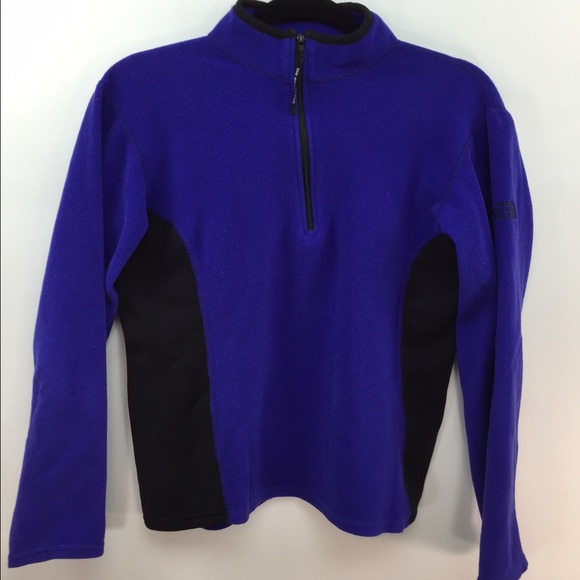 The North Face indigo fleece size small medium