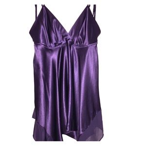 XS BCBG MAXAZRIA silk asymmetric tunic