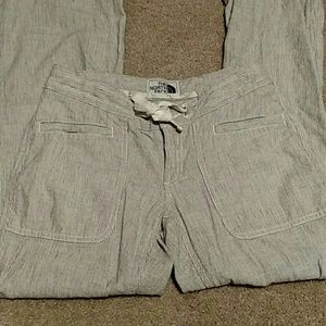 The North Face linen pants