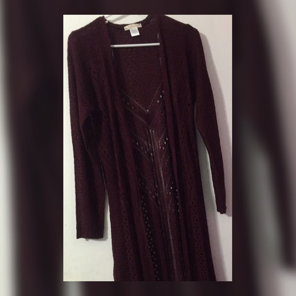Long Kimono Knit Cardigan