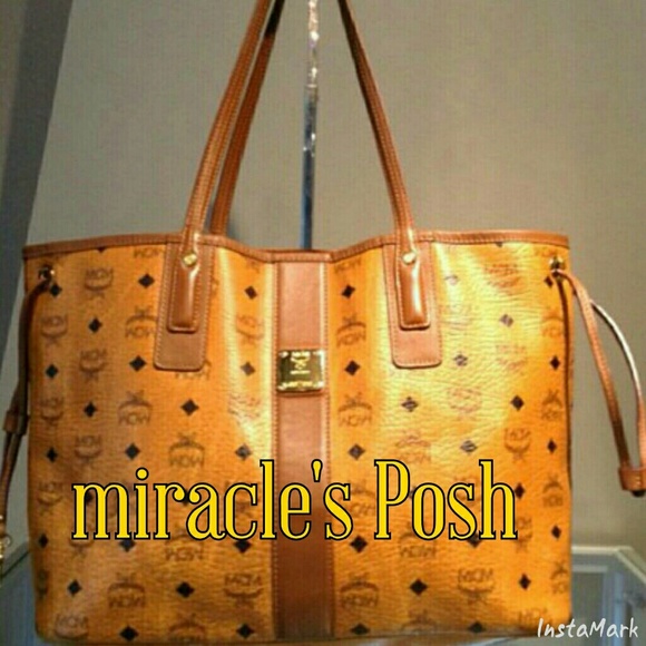 SOLD! Authentic MCM reversible Medium tote