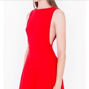 American Apparel Ponte Sleeveless Skater Dress