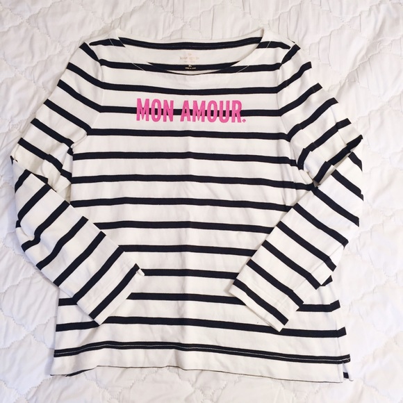 kate spade Tops - Kate Spade Mon Amour Tee kate spade Tops - Kate Spade Mon Amour Tee