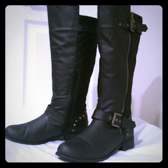 Black Long Boots