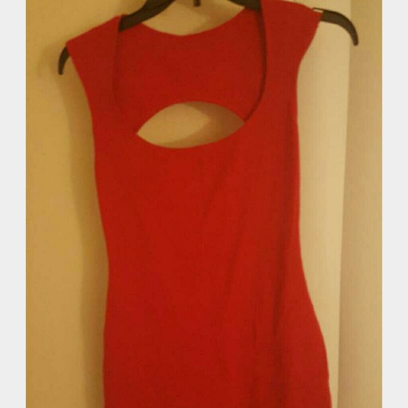 Interlock Cut-Out Back Mini Dress