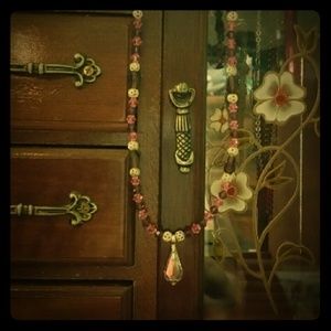 Swarovski Crystal necklace w/earrings