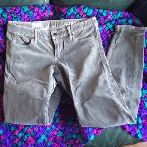 Gap Grey Skinny Jeans Cords