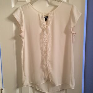 Sheer ivory Blouse