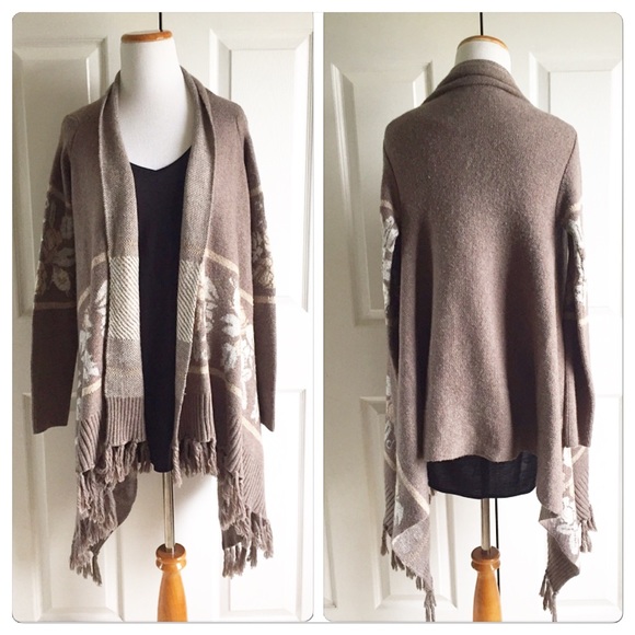 🚫Sold🚫 ModCloth Coffee Contemplation Cardigan - Picture 3 of 4