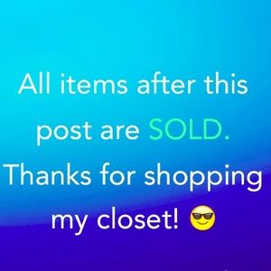 Items below are sold🚫