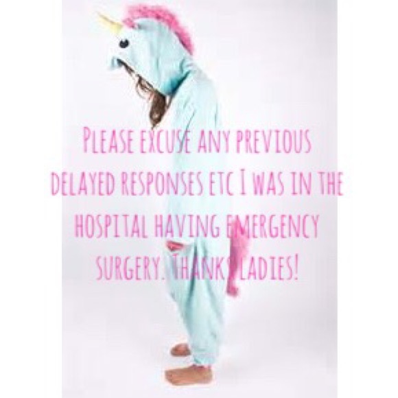 Sorry 4 any delay! Was in hospital having surgery