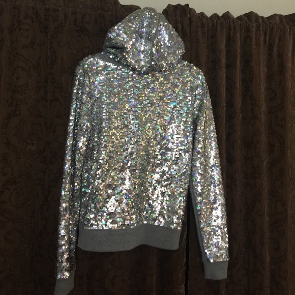 Victoria's Secret Exclusive Grey Hoodie - Picture 2 of 4