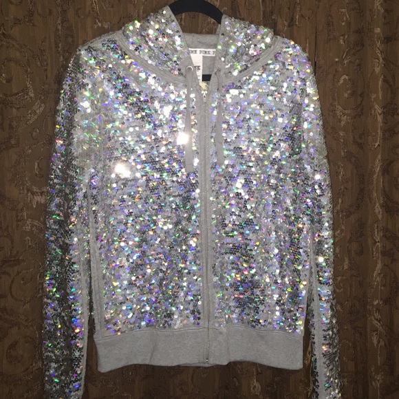 Victoria's Secret Exclusive Grey Hoodie - Picture 4 of 4