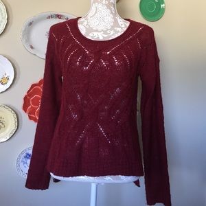 Lucky Brand Merlot Sweater