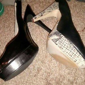 2 pair Micheal kors high heels worn once