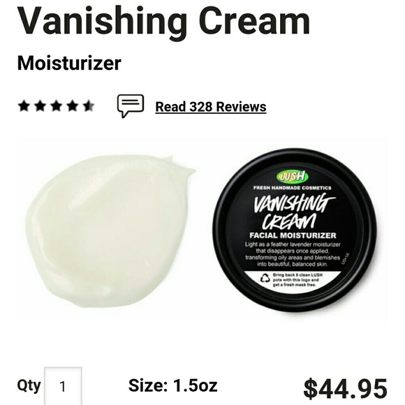 Vanishing Cream By Lush