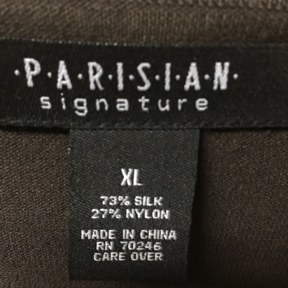 Dark brown v-neck sweater - Picture 3 of 3