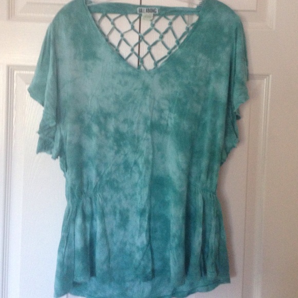 BILLABONG open back tee size LG