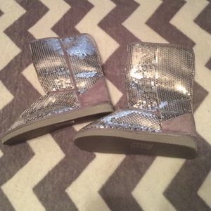Glitter boots