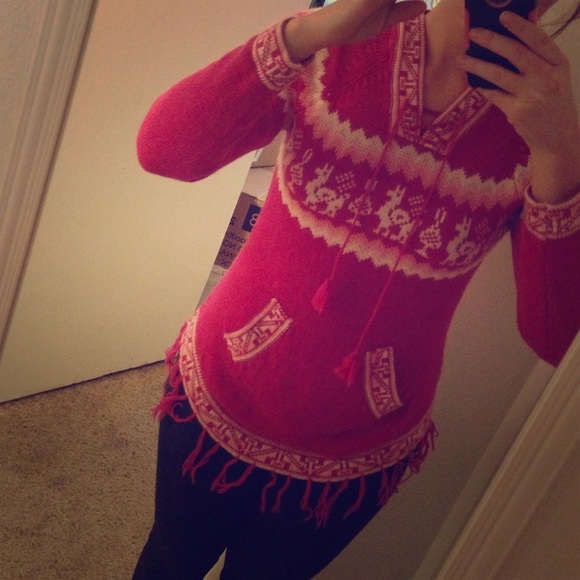 Hand made Pink sweater