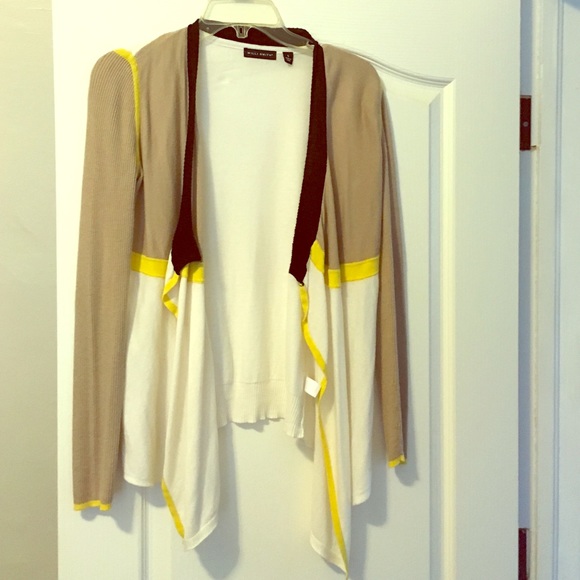 Color block cardigan