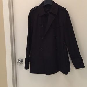 Black Coach trench coat