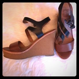 Lightly worn dolce vita wedges