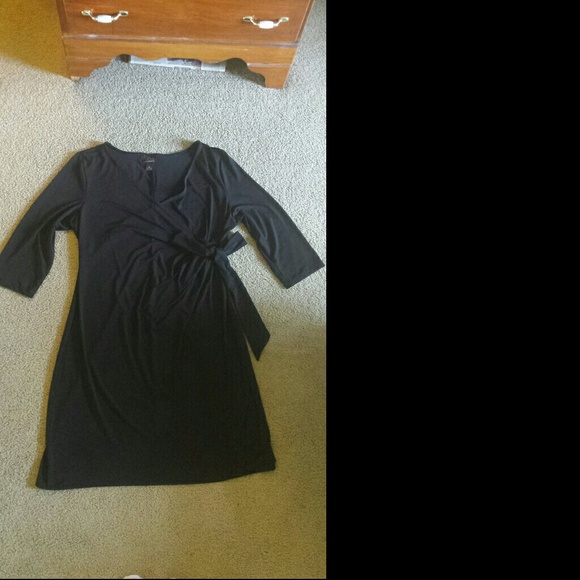 Black Maternity Dress - Picture 1 of 4