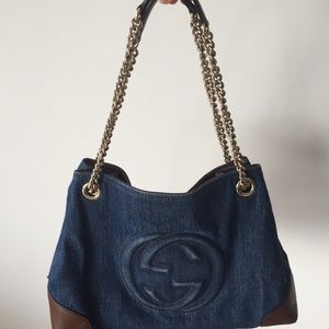 Gucci Denim Soho Bag