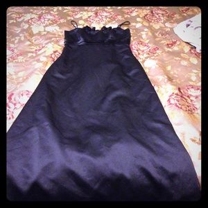 Long black casual/prom dress