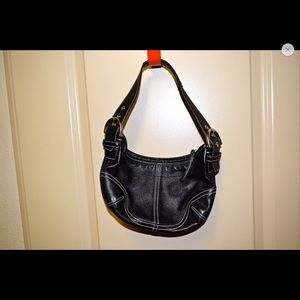 Black Leather Purse Coach