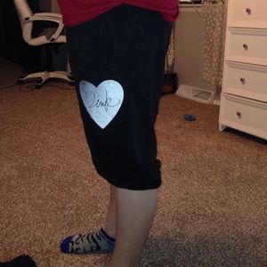 Victoria secret cropped sweatpants