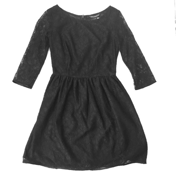 French Connection black lace dress