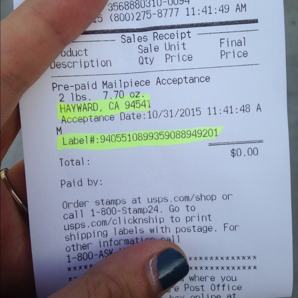 Proof of trade shipment - Picture 1 of 1