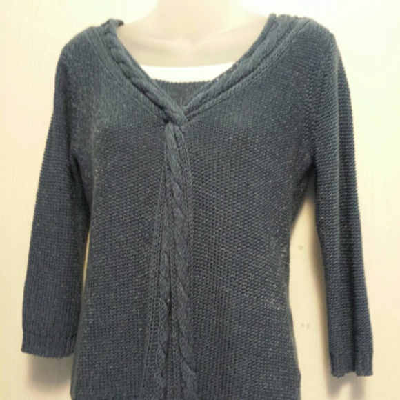 Blue Sweater!! Worn once, so Excellent condition!!