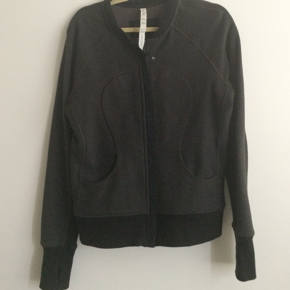Lululemon Hiver scuba jacket in cotton polyester