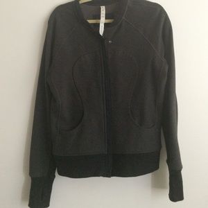 Lululemon Hiver scuba jacket in cotton polyester