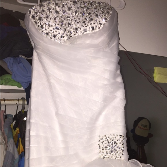 Beautiful Trumpet Chiffon Mermaid dress - Picture 2 of 4