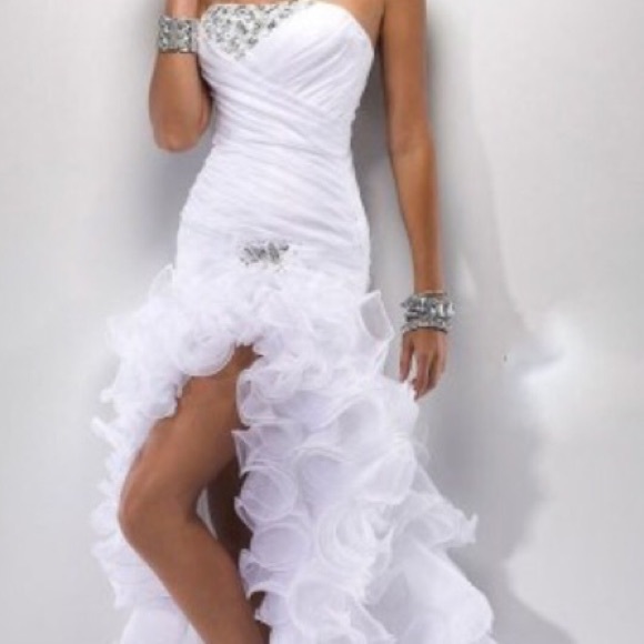 Beautiful Trumpet Chiffon Mermaid dress - Picture 4 of 4