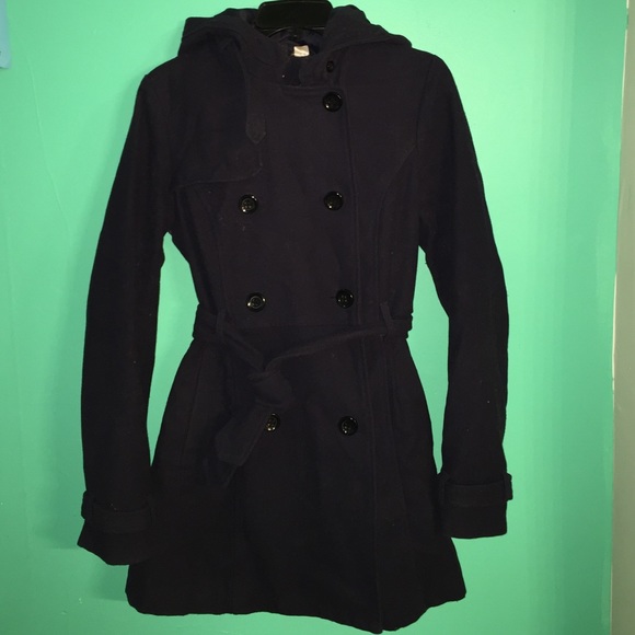 Blue trenchcoat