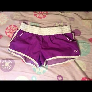 Purple shorts