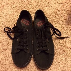 All Black Vans