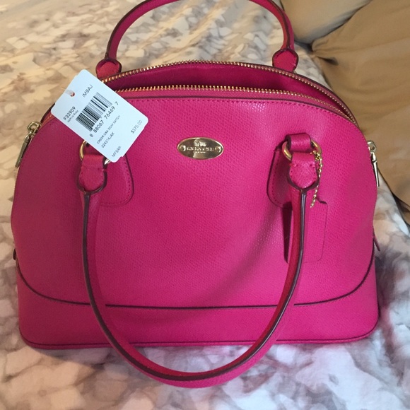Pink coach purse