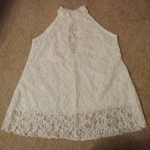 Floral lace dress tank top.